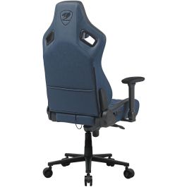 Cougar Silla Gaming Defensor S Navy Blue F Silla para videojuegos universal, 150 kg, Asiento acolchado, Respaldo tapizado, Color Azul y Negro