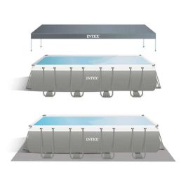 Intex Piscina Ultra XTR Rectangular 549x274x132 cm con Bomba de Arena - Material PVC, Capacidad 17203 L