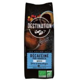 DESTINATION Café Arábica 100% Descafeinado Molido Tueste Natural Bio 250g Dulce y Aromático Intensidad 5/10 Precio: 8.5000003. SKU: B16XWT72VJ