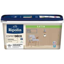 Ripolin AUC3174269077947 Espíritu decorativo multisuperficies, satén beige playa, 2,5 L Precio: 65.49999951. SKU: B15FRRVBDD