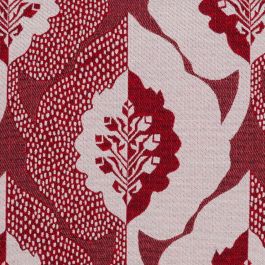 Cojín Estampado Rojo Algodón / Poliéster 45 X 45 cm