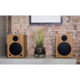 Wavemaster CUBE NEO Mini Altavoces estéreo 2.0 Bluetooth de Bambú