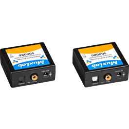 MUXLAB Kit Transmisor-Receptor de Audio Digital (Cat.5) Extensión de Señal hasta 150m Precio: 229.860675. SKU: B19QRQAJJ7