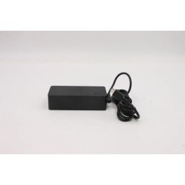 Lenovo AC power adapter, 65W output, supports 20V, 15V, 9V, 5V voltages, dual-port design, worldwide compatibility. Lenovo AC power adapter, 65W output, supports 20V, 15V, 9V, 5V voltages, dual-port design, worldwide compatibility.