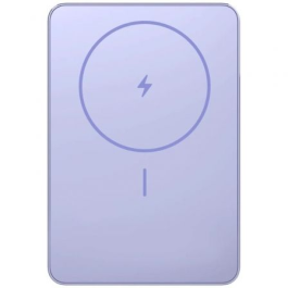 Xiaomi Super Slim Magnetic Power Bank 5000 | 5000mAh Batería Externa | Carga Magnética Inalámbrica & 22.5W | Ultracompacta y Delgada | Color Púrpura | Incluye Cable USB-C Precio: 32.79000054. SKU: B1EXZYAZTG