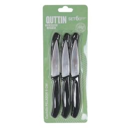 Set de Cuchillos Peladores Quttin Basic 6 Piezas 19,5 x 2 x 1 cm (12 Unidades)