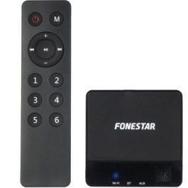 Fonestar FONCAST Receptor de Audio Inalámbrico Wi-Fi Multiroom con Streaming Música, Control App y Salidas Aux/Óptica Fonestar FONCAST Receptor de Audio Inalámbrico Wi-Fi Multiroom con Streaming Música, Control App y Salidas Aux/Óptica