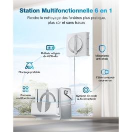 Ecovacs ECO1728654610546 Robot Limpiacristales WINBOT W2 OMNI con Estación Multifunción: Carga Mientras Trabaja