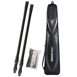 Talbot Torro Red telescópica de bádminton de nylon extra ligera con 2 postes telescópicos y red ajustable