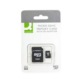 Memoria Sd Micro Q-Connect Flash 64 grb Clase 10 Con Adaptador