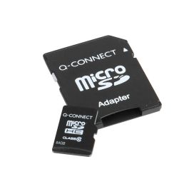 Memoria Sd Micro Q-Connect Flash 64 grb Clase 10 Con Adaptador