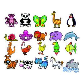 Juego Andreutoys Animalitos Magneticos 8 cm Caja De 20 Unidades Surtidas 20,6x19X4,5 cm Precio: 16.50000044. SKU: B1CNAP9RS5