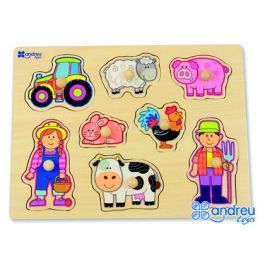 Puzle Andreutoys Madera Granja 8 Piezas Precio: 10.50000006. SKU: B19M622B4E