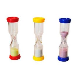 Reloj De Arena Henbea Plastico Resistente Marca De 1 A 3 Minutos 10x3 cm Precio: 7.49999987. SKU: B19LQYZ6PE