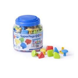 Juego Miniland Super Pegs 128 Piezas Precio: 33.2750003993. SKU: B14MNAJ2GW