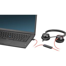HP Poly Blackwire 8225-M Microsoft Teams Certified USB-A Headset HP Poly Blackwire 8225-M Microsoft Teams Certified USB-A Headset
