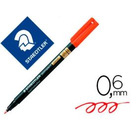 Rotulador Lumocolor Staedtler Retroproyeccion Punta De Fibra Permanente 319-2 Rojo Punta Fina Redonda 0.6 mm 10 unidades Precio: 27.59000013. SKU: S8422876