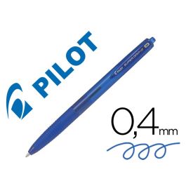 Boligrafo Pilot Super Grip G Azul Retractil Sujecion De Caucho Tinta Base De Aceite 12 unidades Precio: 6.50000021. SKU: B1C6ENS47R