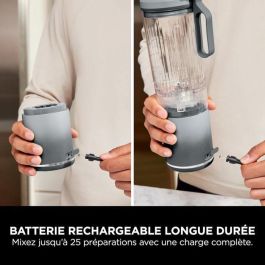 Ninja BC251EULD Licuadora portátil Blast Max, Vaso de 530 ml, Batería Recargable de 2 horas, Inalámbrica, Libre de BPA, Plateada Ninja BC251EULD Licuadora portátil Blast Max, Vaso de 530 ml, Batería Recargable de 2 horas, Inalámbrica, Libre de BPA, Plateada