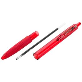 Boligrafo Pilot Super Grip G Rojo Retractil Sujecion De Caucho Tinta Base De Aceite 12 unidades