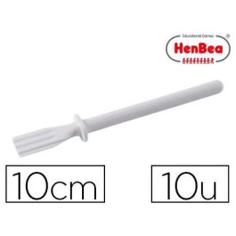 Pincel Henbea Para Cola Blanca De Plastico Flexible 10 cm Largo Bolsa De 10 Unidades