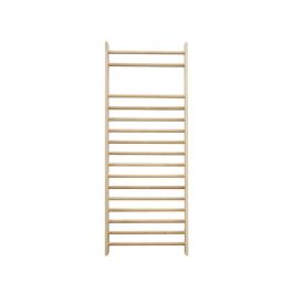 Amaya Espaldera de Gimnasio Madera de Haya Simple con 16 Peldaños - 2,6 x 1 M