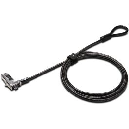 Kensington Candado de Combinación NanoSaver para Portátiles, Cable 1.8m, Fino, Negro