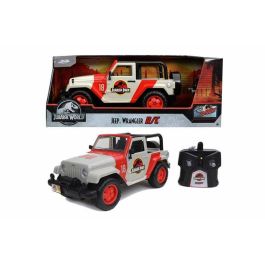 Coche radio control jurassic park jeep wrangler escala 1:16