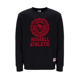 Sudadera con Capucha Hombre Russell Athletic Rose Negro