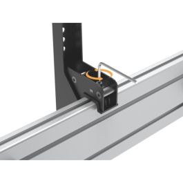 Equip 650373 Soporte de Techo Doble para Pantallas 45-55" (114-139cm), hasta 100kg, Inclinable, Negro/Plata