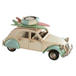 Vehiculo Decoracion Vintage DKD Home Decor Azul Rosa 11 x 11.5 x 28 cm (3 Unidades)