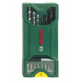 BOSCH Mini X-Line Set 15 piezas: Brocas para mampostería, madera y puntas para atornillar (PH, PZ, Planas, Torx) Precio: 22.49999961. SKU: B15ABESC3C