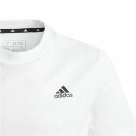 Camiseta de Manga Corta Infantil Adidas U Sl Blanco