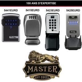 Masterlock 5423eurd Caja de Teclas Mural con Botones para Compartir Llaves de Forma Segura