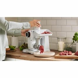 Bosch MUZS2FWW Accesorio para Picadora de Carne, Blanco, Acero Satinado