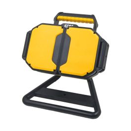 Edm Power Work AM3 Foco LED de Trabajo Portátil 25W 2500 Lúmenes 3 Modos de Luz IP44 con Batería Recargable 8h Autonomía
