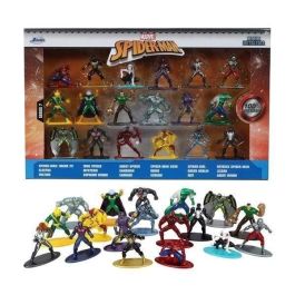 Jada Toys JAD4006333080340 Box Set Spiderman 18 Figuras de Metal de 4 cm del Universo Spiderman