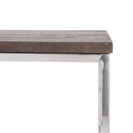 Mesa de Centro 152 x 38,5 x 38,5 cm Metal Madera 3 Unidades