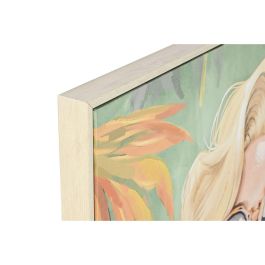 Lienzo Home ESPRIT Azul Verde 82,5 x 3,5 x 122,5 cm (2 Unidades)