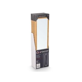Giftdecor Espejo Puerta de Bambú 30x120 cm con Vidrio y Marco de Madera Marrón (12 Unidades) Giftdecor Espejo Puerta de Bambú 30x120 cm con Vidrio y Marco de Madera Marrón (12 Unidades)