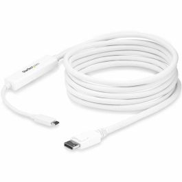 Adaptador USB C a DisplayPort Startech CDP2DPMM3MW 3 m Blanco Adaptador USB C a DisplayPort Startech CDP2DPMM3MW 3 m Blanco