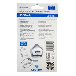 Cargador de Coche CoolBox COO-CDC215