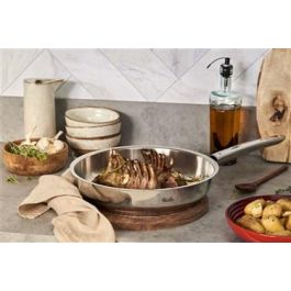 Crispy Steelux® Pro Sarten Sin Tapa Acero 24Cm FISSLER 121-402-24-100/0