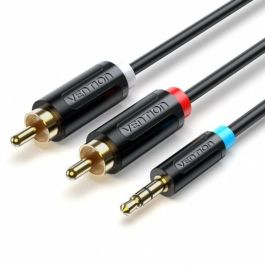 Cable Estéreo Vention BCLBH/ Jack 3.5 Macho - 2x RCA Macho/ 2m/ Negro Precio: 5.50000055. SKU: B1AM77E5XM