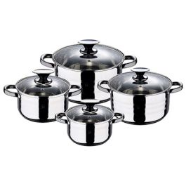 Batería de Cocina San Ignacio Hita Acero Inoxidable Plateado (8 pcs) Batería de Cocina San Ignacio Hita Acero Inoxidable Plateado (8 pcs)
