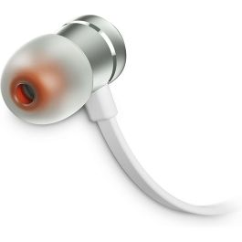 Auriculares Intrauditivos JBL Tune 290/ con Micrófono/ Plateados