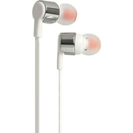 JBL JBL T210, In-Ear headphone with 1-button mic/remote, Grey