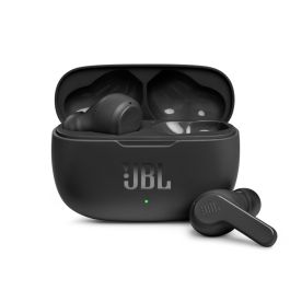 Auriculares Bluetooth JBL Wave 200TWS con estuche de carga/ Autonomía 5h/ Negros Precio: 54.68999987. SKU: B179BFY5P5