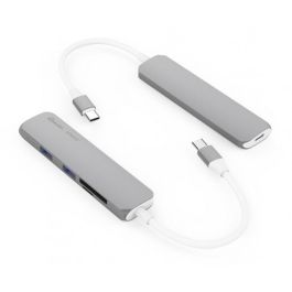 Hub USB Silver HT 17123 Blanco/Gris Gris oscuro Precio: 26.94999967. SKU: S7819869