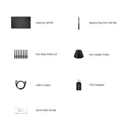 Tableta Gráfica Huion H610X